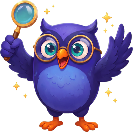 Sleuth the owl celebrating